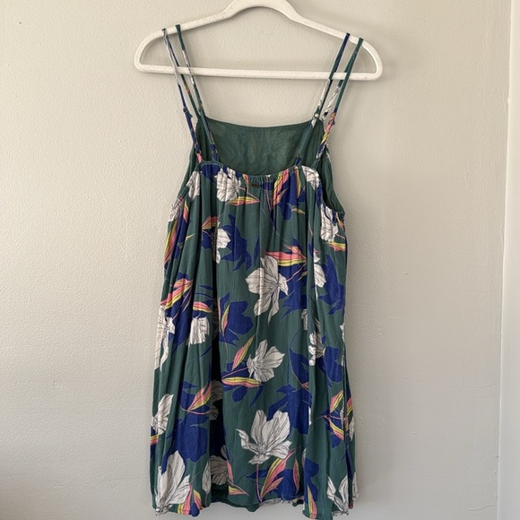O’Neill Floral Double Strap Cover Up Mini Dress - Picture 6 of 9